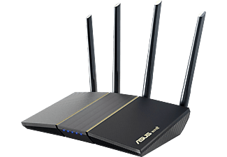 ASUS RT-AX57 AX3000 kétsávos Wi-Fi 6 router, gigabit LAN, fekete (90IG06Z0-MO3C00)