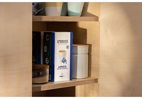 CREMESSO Kaffeekapsel Lungo Decaffeinato (16 Kapseln, Kompatibles System: Cremesso)