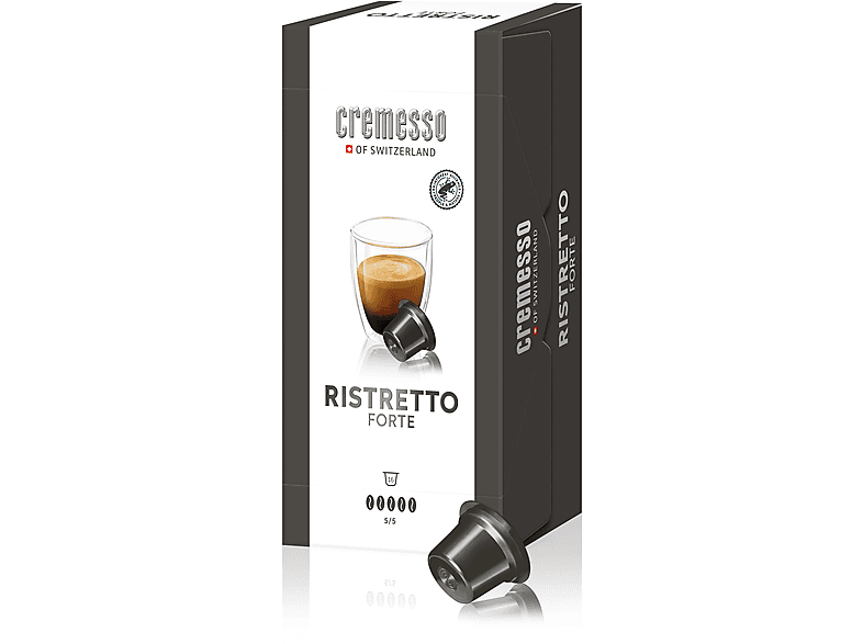 Cremesso Ristretto Forte Kaffeekapseln, 16 Stück, Kompatibles System: Cremesso