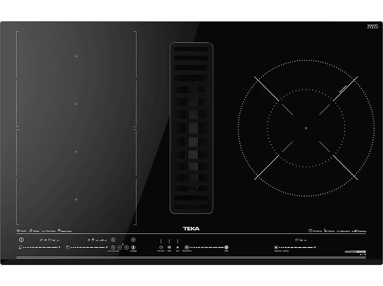 Placa inducción con extractor integrado - Teka AFC 85628 MST BK