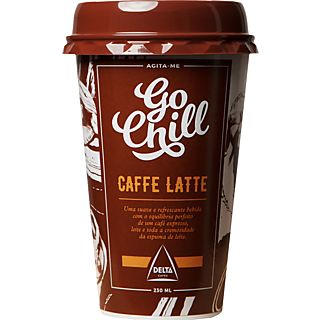 Café en vaso - Delta Caffe Latte Go Chill, 230 ml, Listo para llevar, Con cafeína
