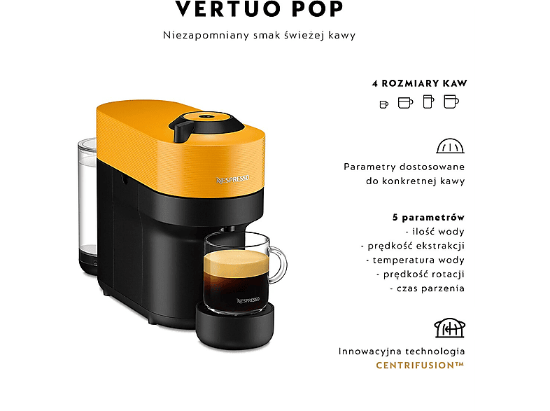 Ekspres na kapsułki DE LONGHI-NESPRESSO ENV90.Y Vertuo Pop – zdjęcie 3