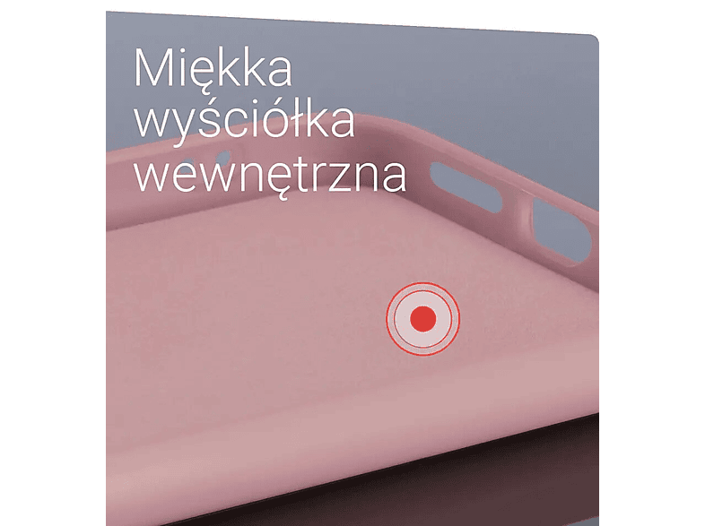 Etui HAMA Finest Feel do iPhone 14 Pro Różowy – zdjęcie 2