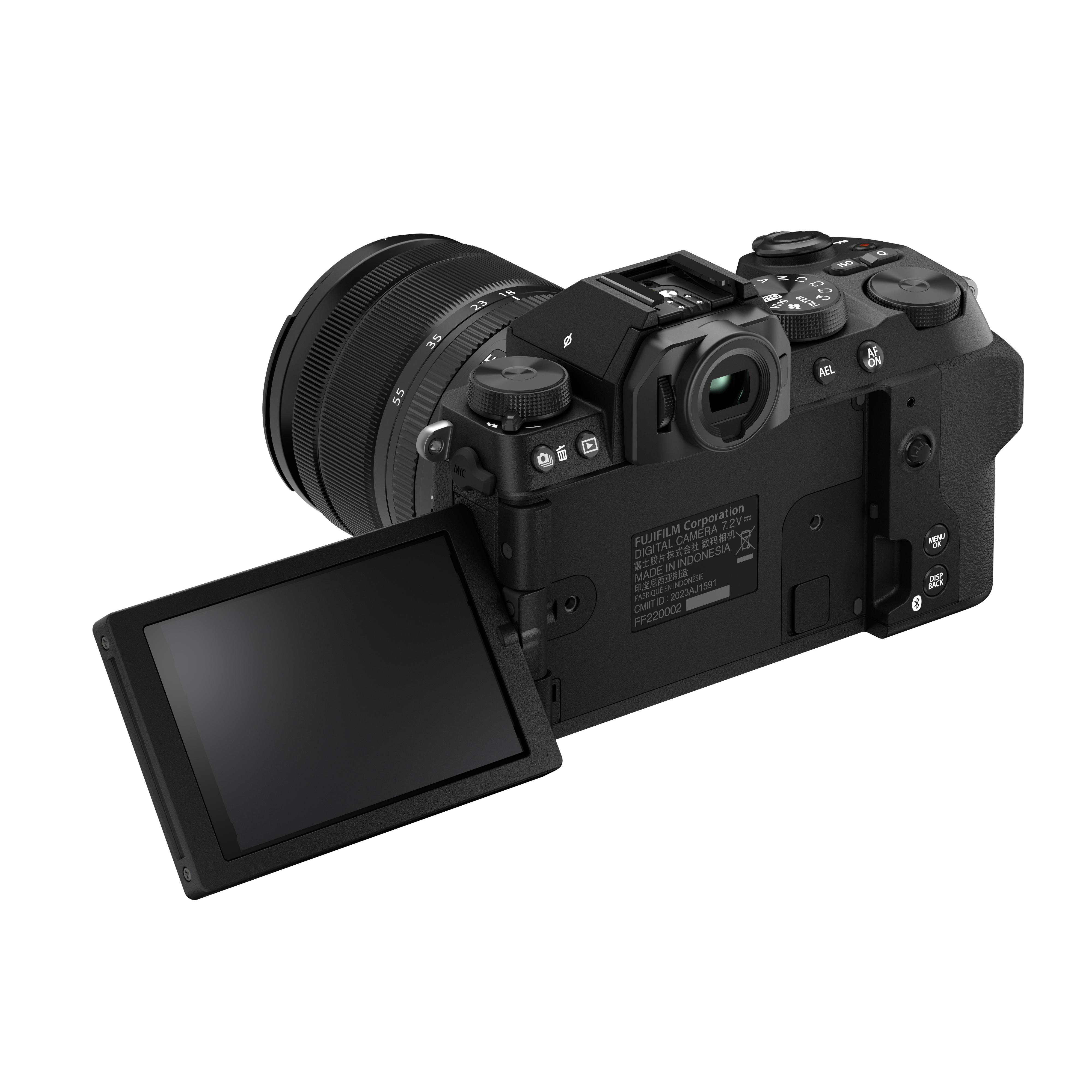 FUJIFILM X-S20 Kit Systemkamera mit Objektiv 18-55 mm, 7,6 cm Display Touchscreen, WLAN