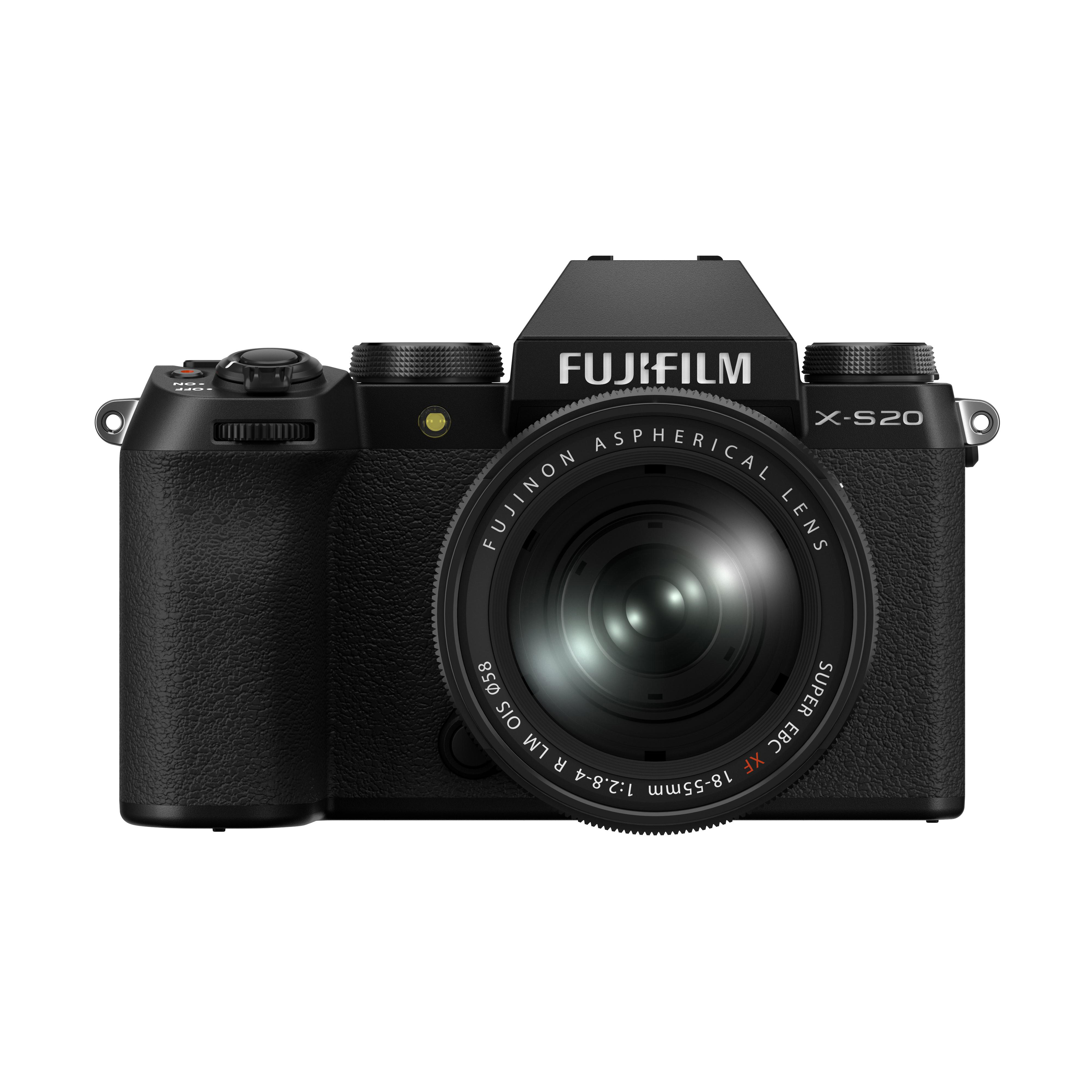 FUJIFILM X-S20 Kit Systemkamera mit Objektiv 18-55 mm, 7,6 cm Display Touchscreen, WLAN
