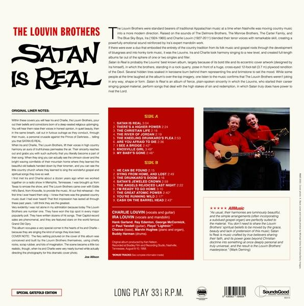 Albumcover mit Text und Fotos. Der Text enthält den Albumtitel und die Titelliste.