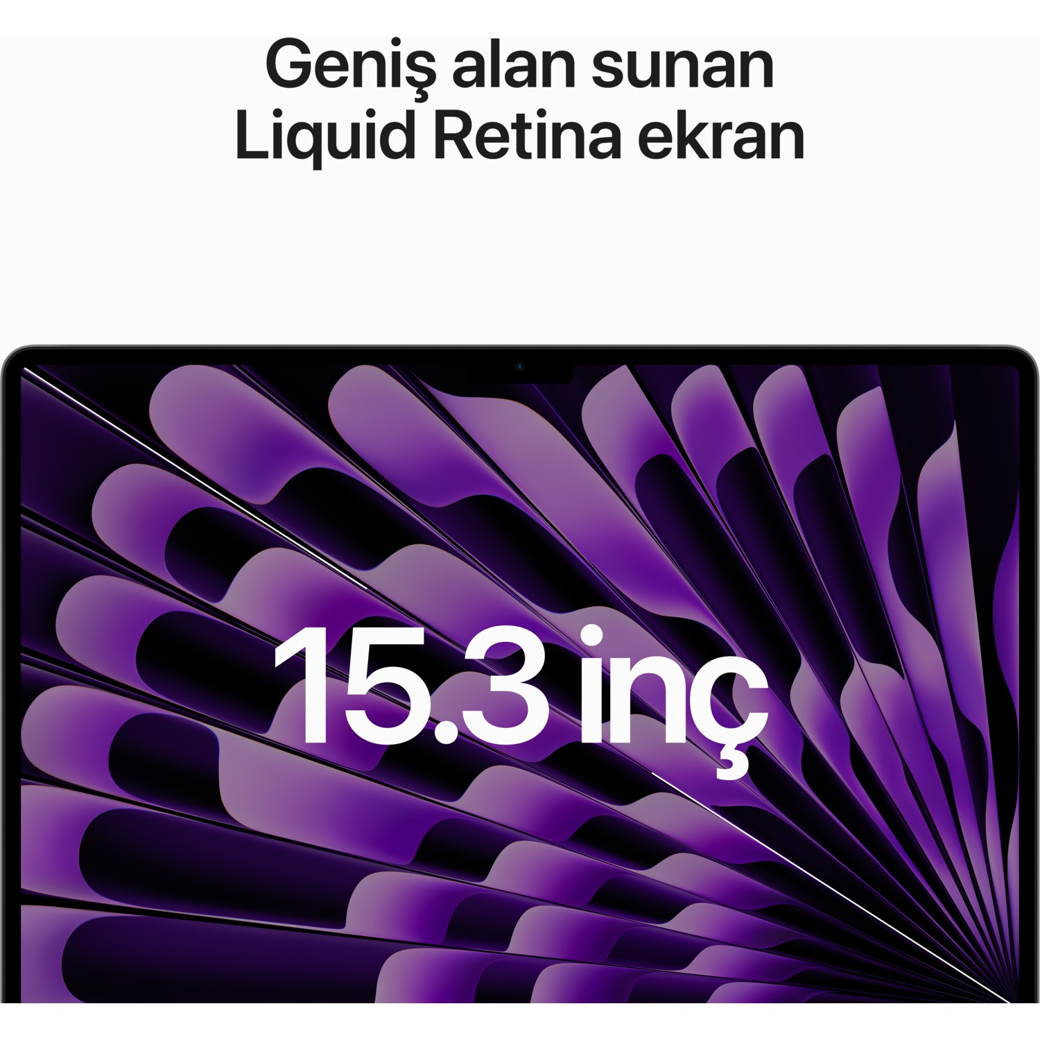 Mor arka planlı ve metinli dizüstü bilgisayar ekranı.