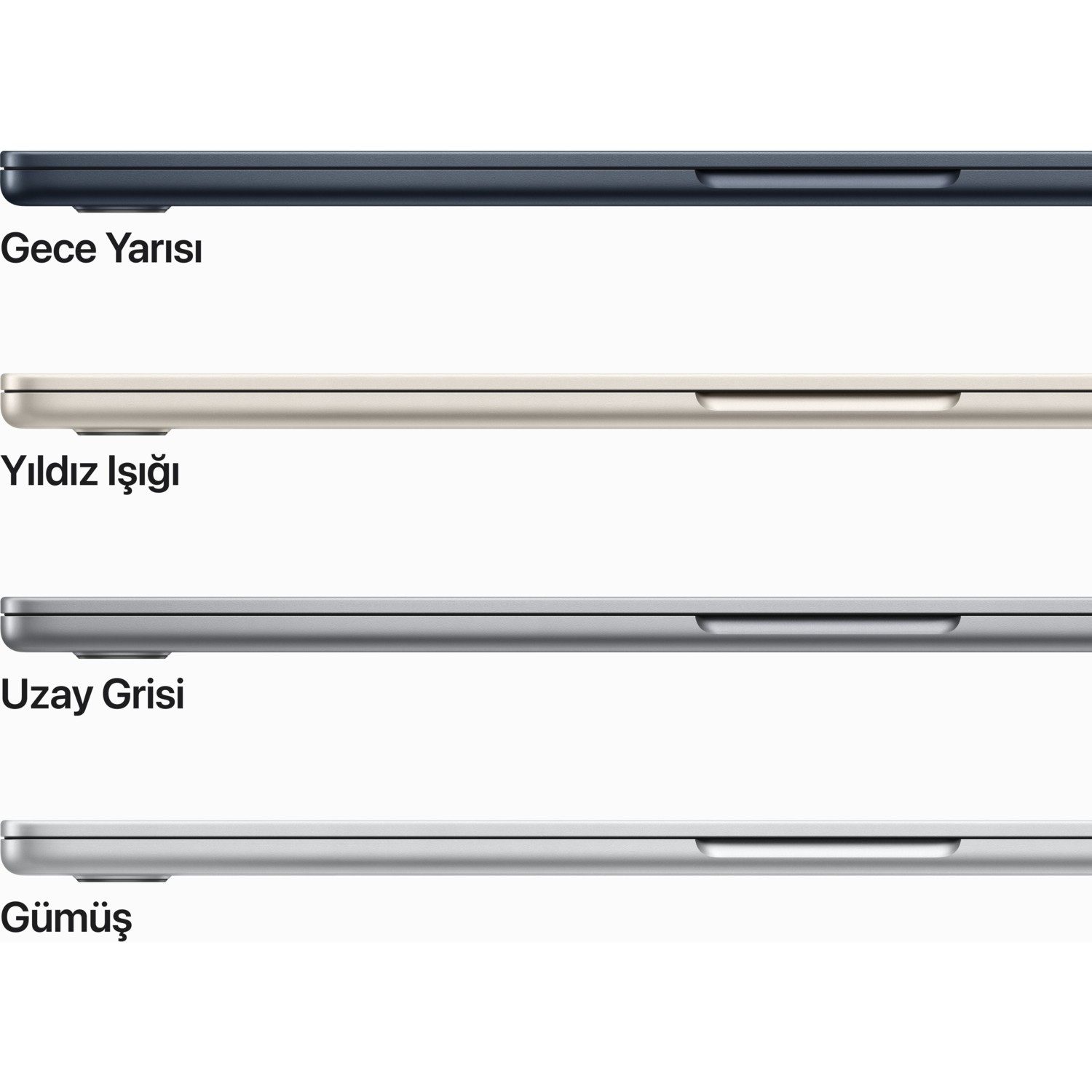 APPLE MQKX3TU/A MacBook Air/ M2 Çip/ 8 GB/ 512 GB/ 15