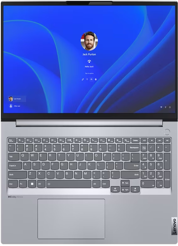 LENOVO PC portable Professionnel ThinkBook 16 G4+ IAP Intel Core i5-1235U (21CY0056MB)