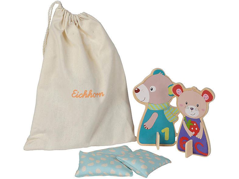 Thumbnail - EICHHORN Outdoor - Säckchen Wurfspiel Holzspielzeugset Mehrfarbig