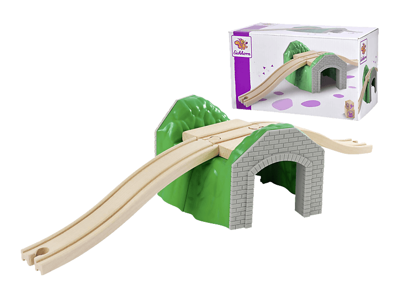 Simba Bahn-Tunnel Holzspielzeugset, Mehrfarbig