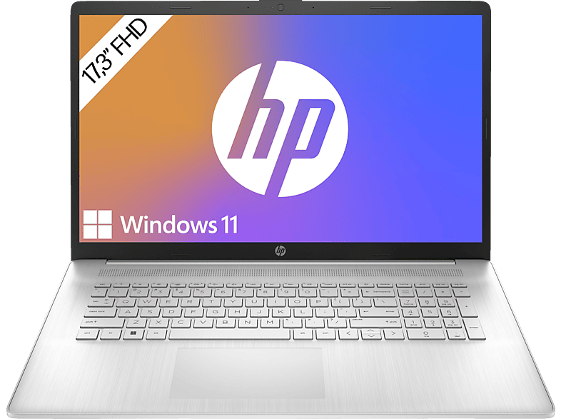 Notebook HP Graphics, Laptop 8 AMD Natursilber Radeon™ 512 Zoll kaufen MediaMarkt 17-cp2333ng, Display, RAM, Natursilber GB 512 AMD RAM mit 3 17,3 Notebook Prozessor, und Onboard Ryzen™ , | mit GB 8 SSD,
