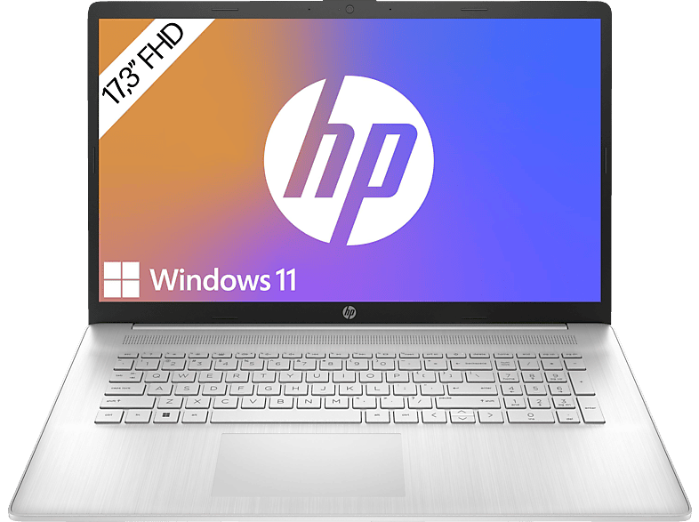 HP Laptop 17cp2333ng, Notebook, mit 17,3 Zoll Display, AMD Ryzen™ 3,7320U Prozessor, 8 GB RAM