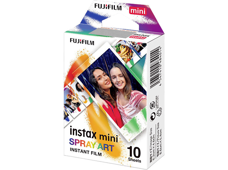 FUJIFILM Instax Mini - Instant Film (Spray Art)