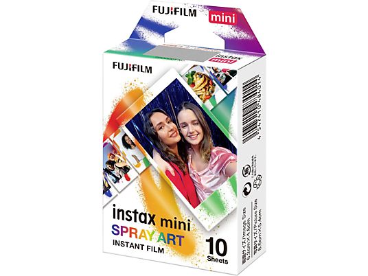 FUJIFILM Instax Mini - Instant Film (Spray Art)