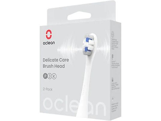 OCLEAN Delicate Care P3k4-XPD - Têtes de brosse (Blanc)