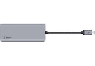 BELKIN USB-C’den 7’si Bir Arada Çoklayıcı Adaptör Gri_2