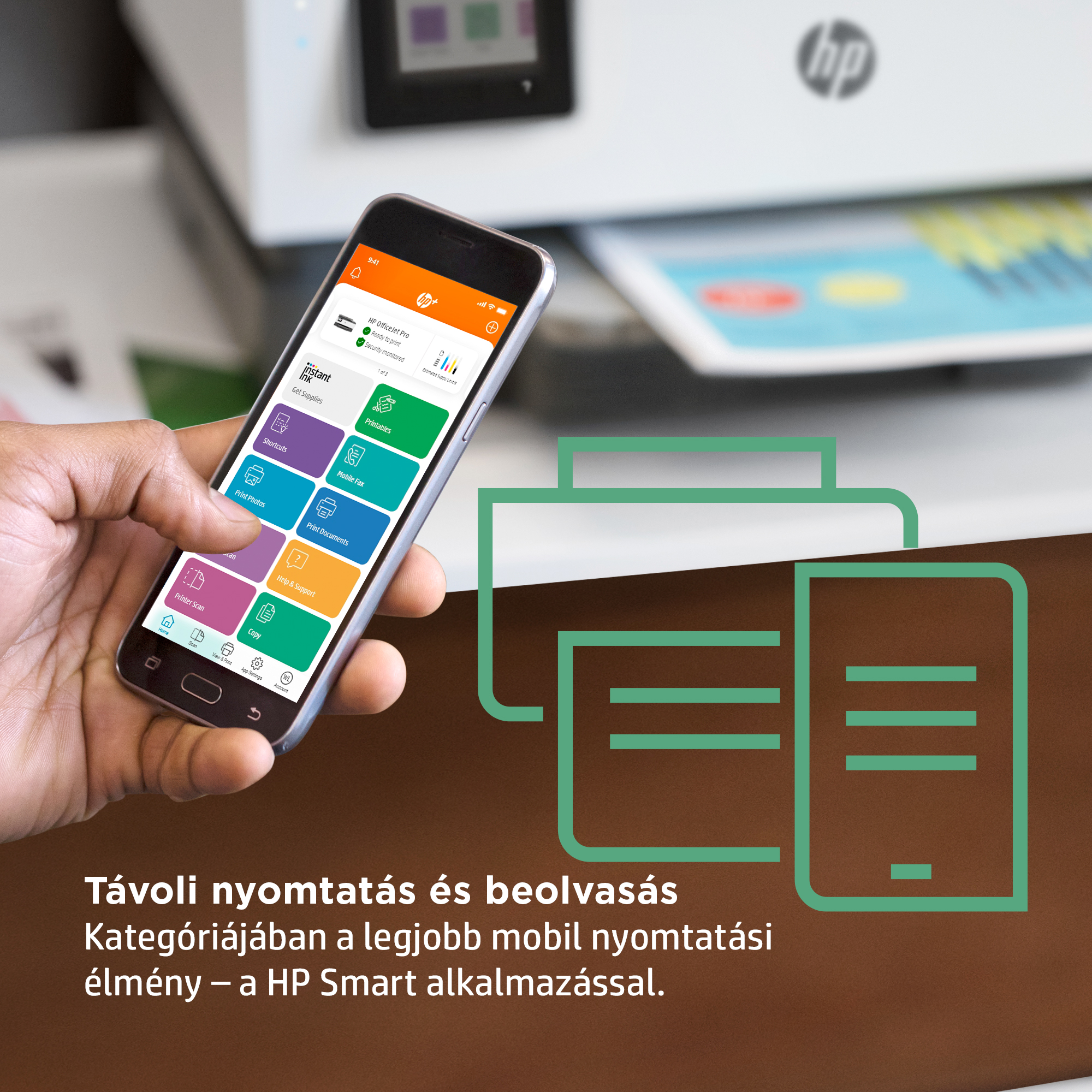 HP OfficeJet Pro 8022E HP+, Instant Ink Ready multifunkciós színes DUPLEX WiFi/LAN tintasugaras nyomtató (229W7B)
