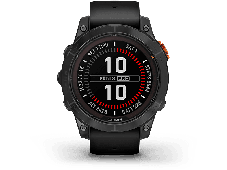 GARMIN fenix 7 Pro Solar Edition 47 mm Slate Gray Black