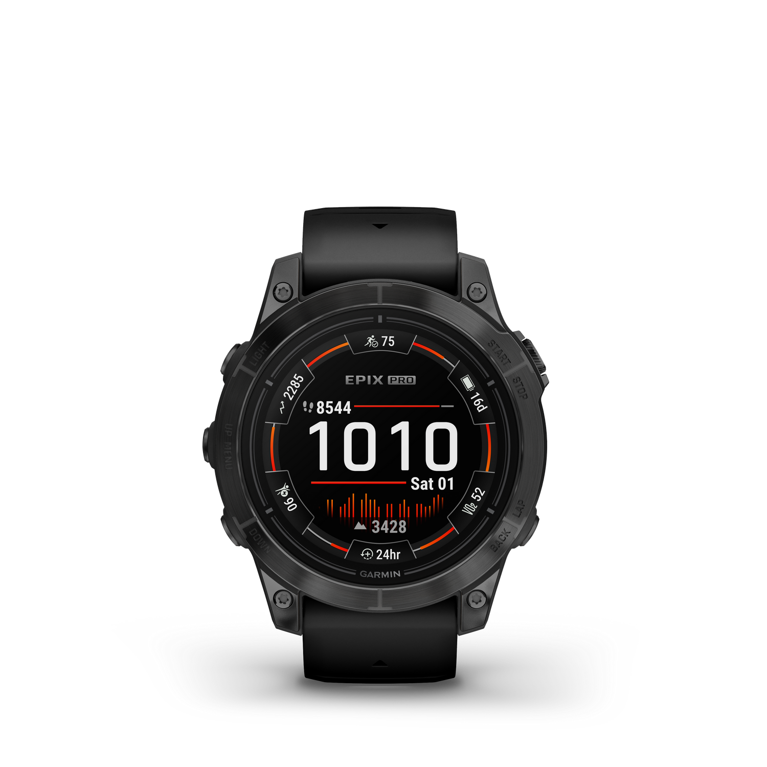 Garmin Epix Pro 47mm - Smartwatch - Sporthorloge- AMOLED-Scherm - 16 dagen batterij- 40+ Sport-apps- Muziek - Garmin Pay- Ingebouwde zaklamp - Zwart