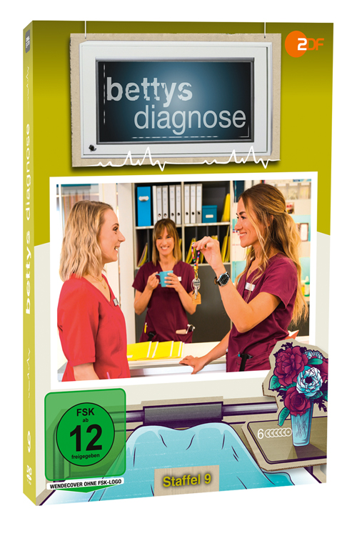DVD-Cover für 'Bettys Diagnose', mit drei Frauen in medizinischer Kleidung.