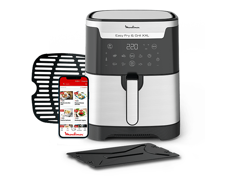 Freidora de aire Aigostar Air Fryer 4.2L 1400W Negro 