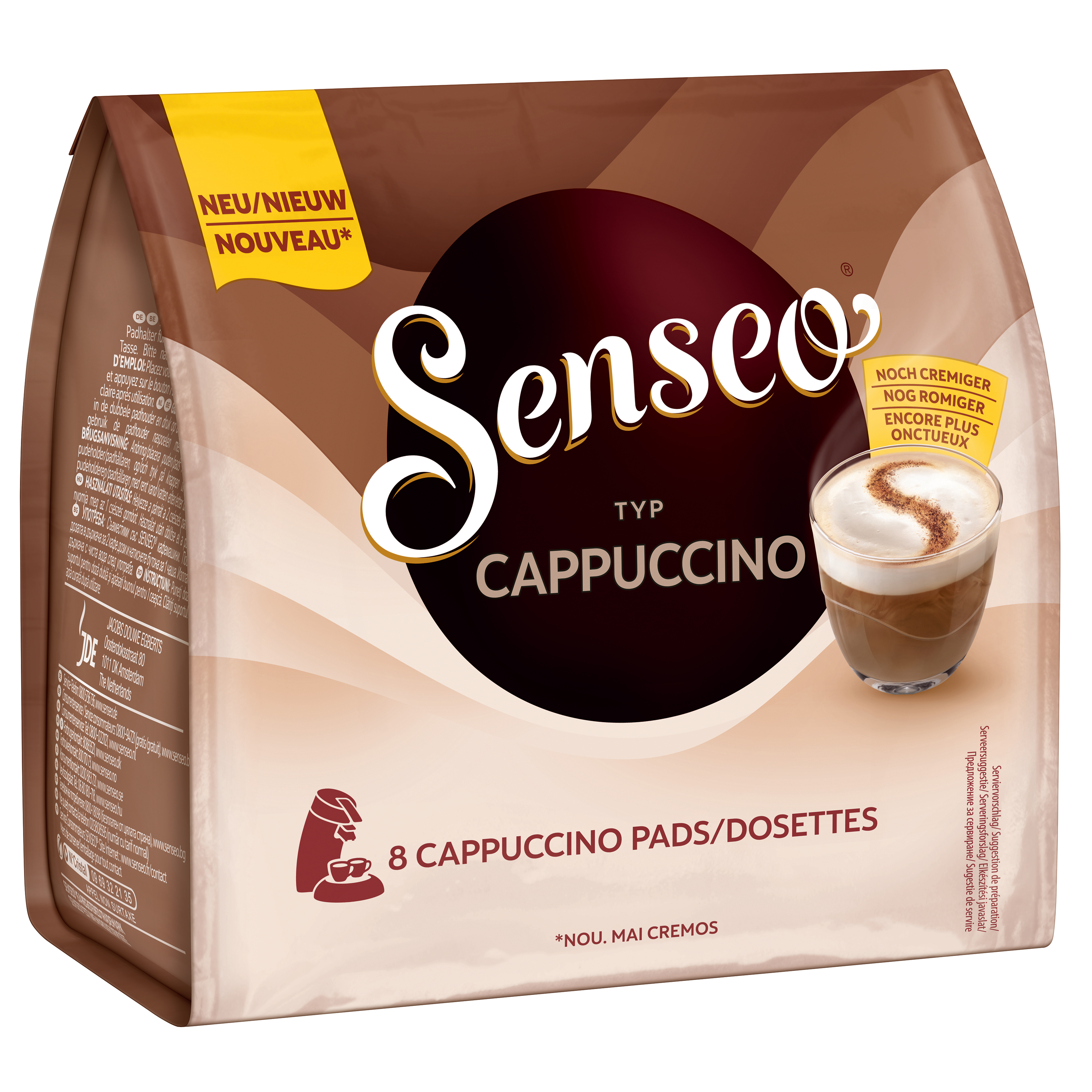 SENSEO 4061918 CAPPUCCI Senseo® Kaffeepads (für PAD-Maschinen)