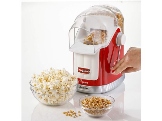ARIETE Party Time - Machine à popcorn (Rouge/Blanc)