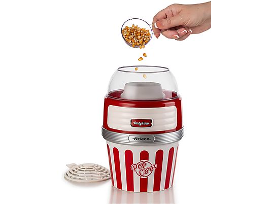 ARIETE Party Time XL - Machine à popcorn (Rouge)
