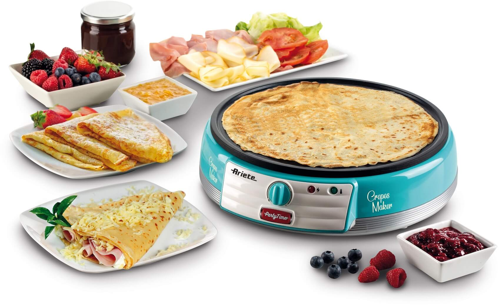 ARIETE Party Time - Crêpière (bleu)