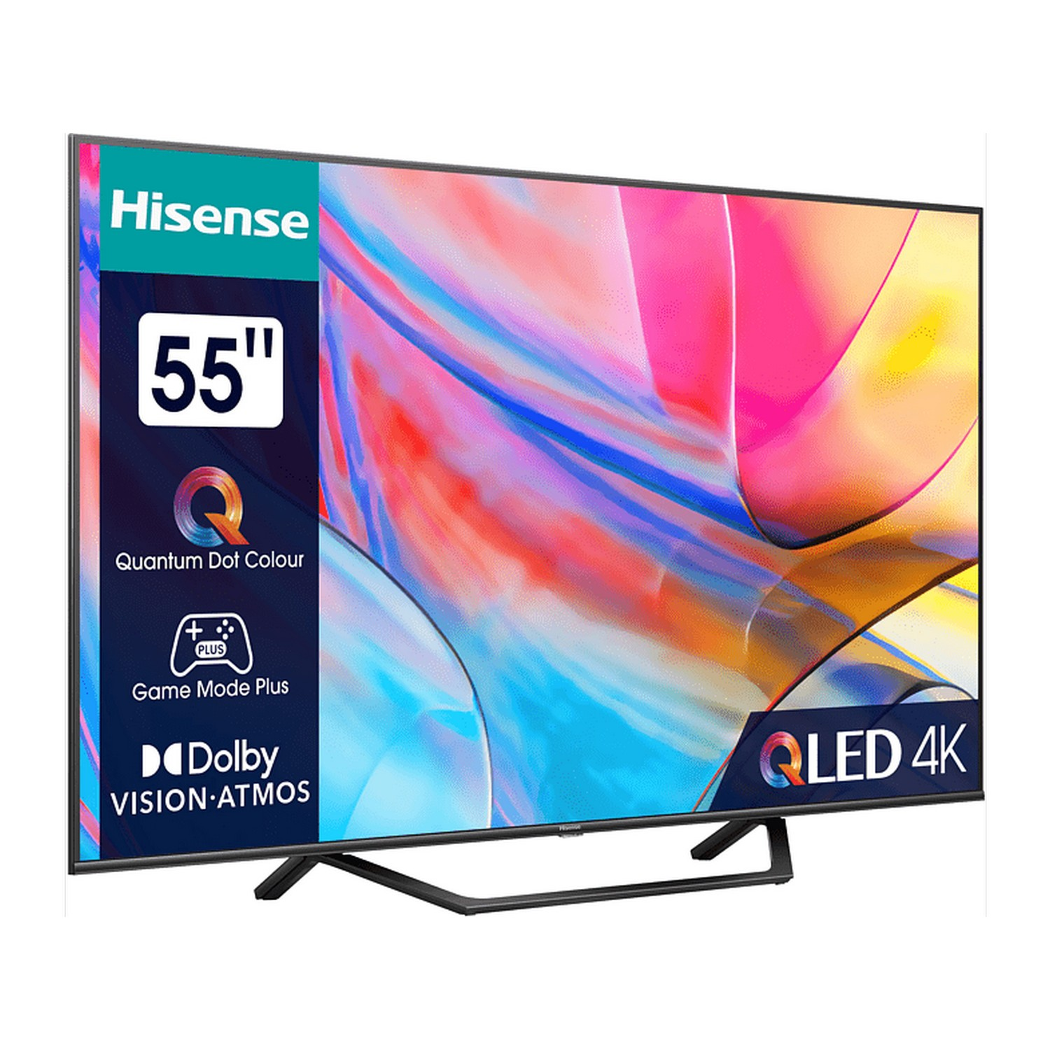 HISENSE 55" QLED 4K Smart TV 55A72KQ - Ultra HD 4K - QLED-tv - 55 inch