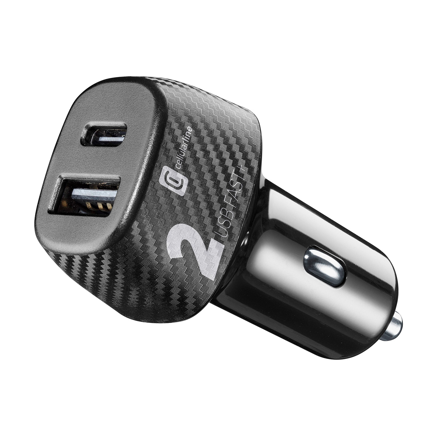 Caricabatterie Cellular Line Multicarica auto 2 porte