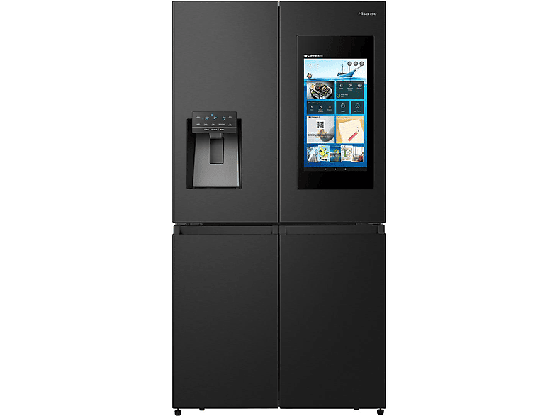 HISENSE RQ760N4IFE Multi Door Side by Side, Kühl und Gefrierkombination (577 l, E, 1785 mm hoch