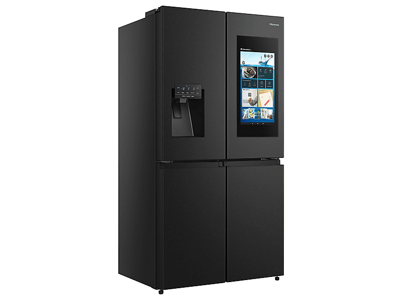 Hisense RQ760N4IFE Multi Door Side by Side, Kühl- und Gefrierkombination (577 l, E, 1785 mm hoch, No Frost (verminderte Eisbildung), Schwarz) — Foto 4 von 5