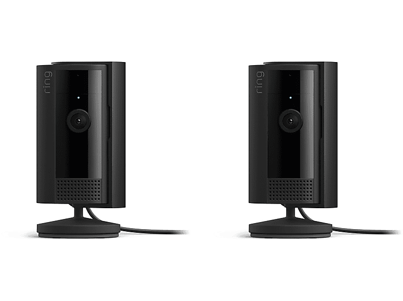 Ring Smart Beveiligingscamera Indoor Cam (2nd Gen) Zwart - 2 Stuks (b0bfk6xqtj)