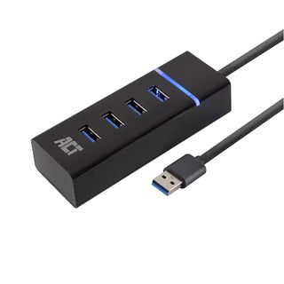 ACT USB Hub 3.2 met 4 USB-A poorten