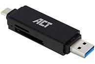 ACT USB-C/USB-A kaartlezer, SD/micro SD