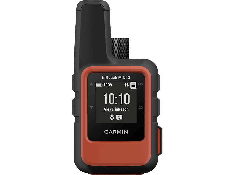 GARMIN inReach Mini 2 - Satelliten-Kommunikationsgerät (0 , Rot/Schwarz)