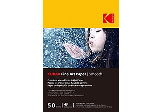 KODAK Fine Art fotópapír, Smooth 230g, 10x15 cm, 50 db (KO-9891093)
