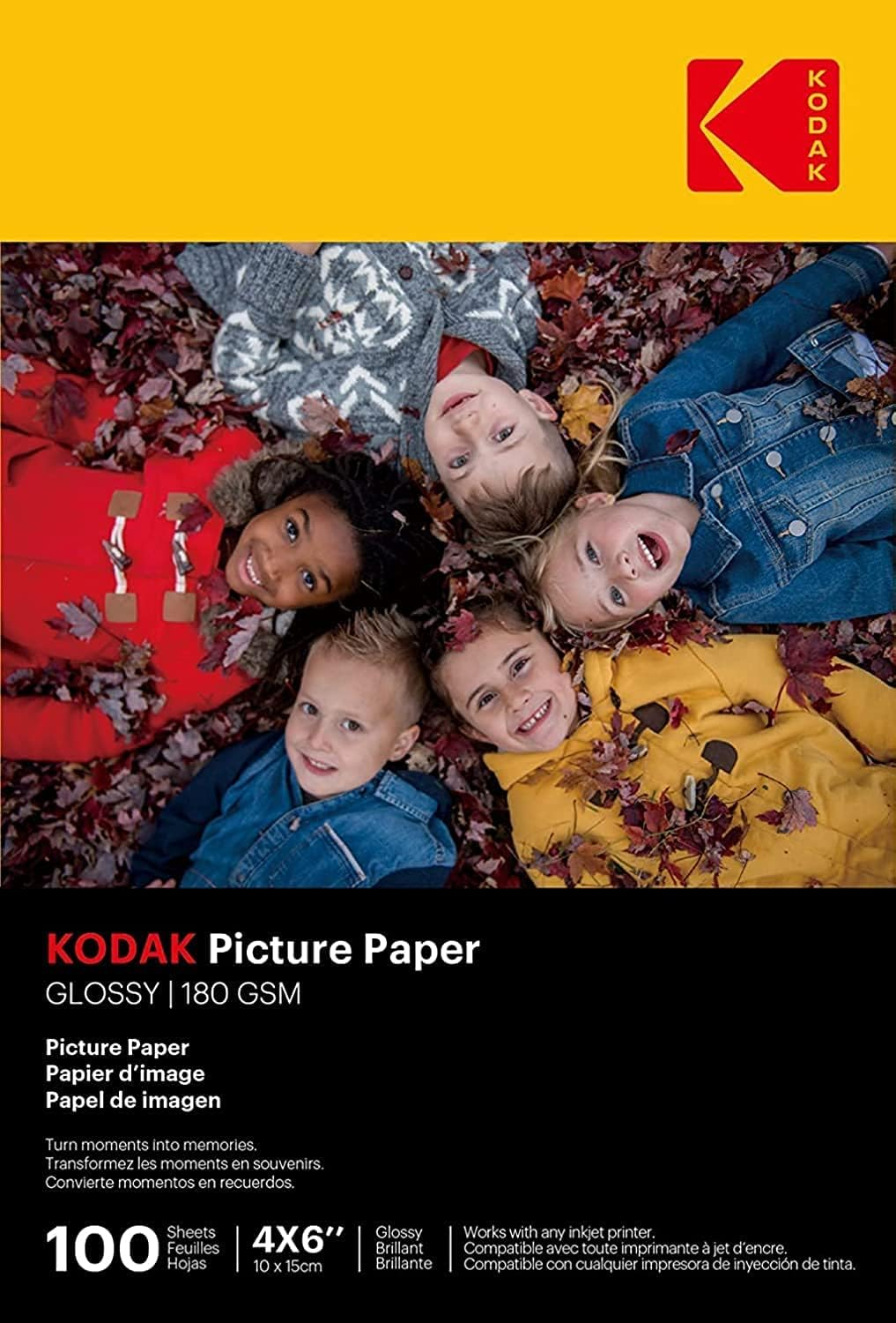 KODAK Fine Art fotópapír, High Gloss 180g, 10x15 cm, 100 db (KO-9891161)
