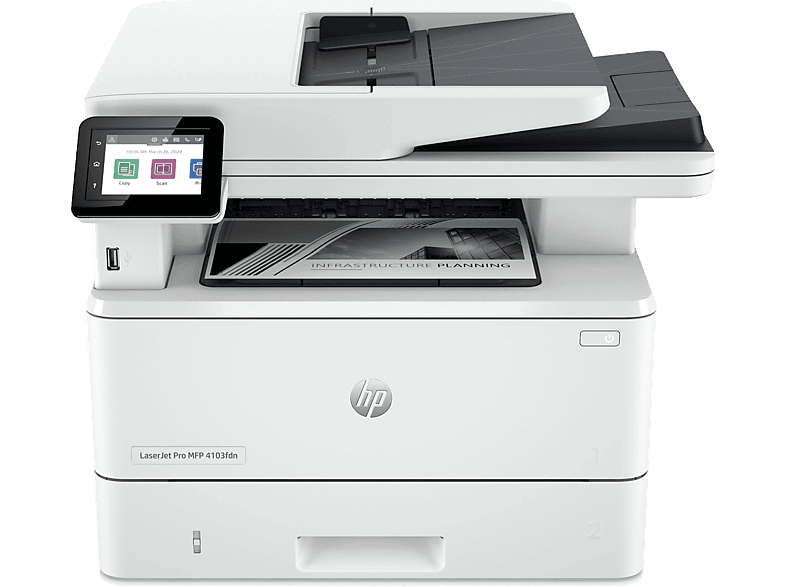 HP LaserJet Pro MFP M4103fdn 2Z628A Yazıcı Beyaz