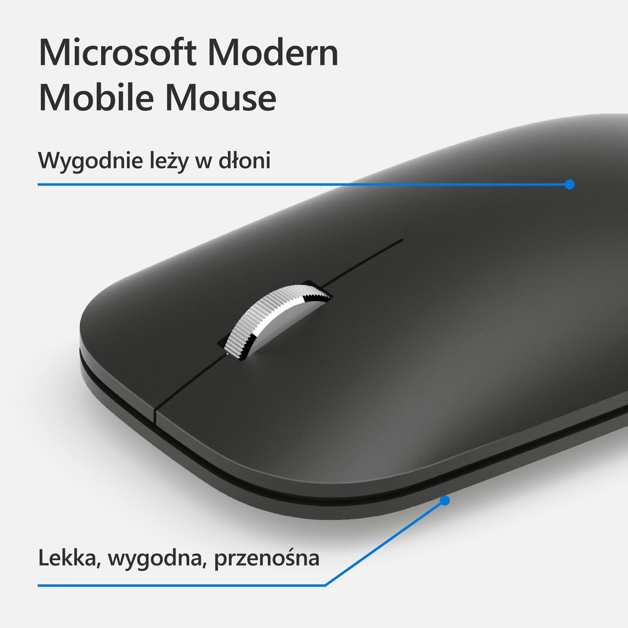 Mysz Bluetooth MICROSOFT Modern Mobile Mouse KTF-00006