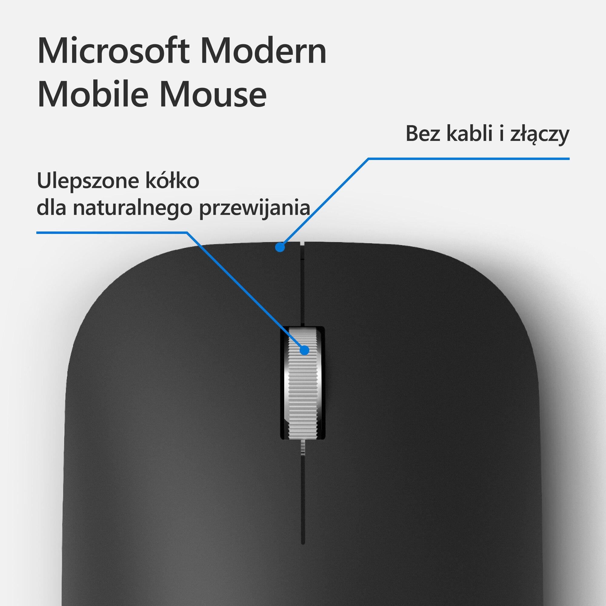 Mysz Bluetooth MICROSOFT Modern Mobile Mouse KTF-00006