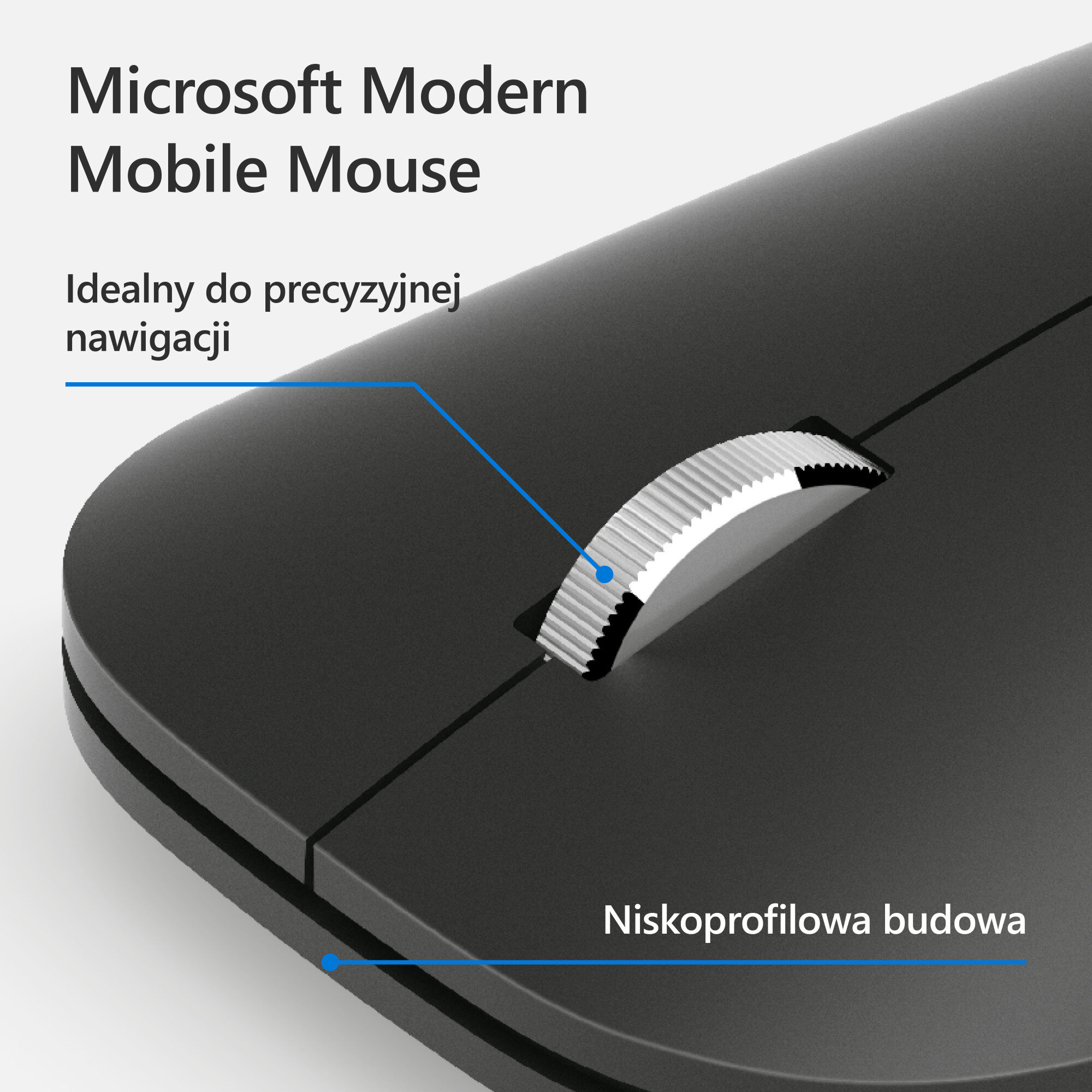 Mysz Bluetooth MICROSOFT Modern Mobile Mouse KTF-00006