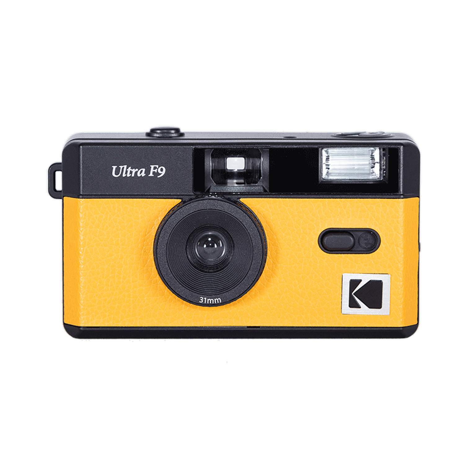 Kodak Ultra F9 Analoge Retrocamera Met Flits Geel/zwart