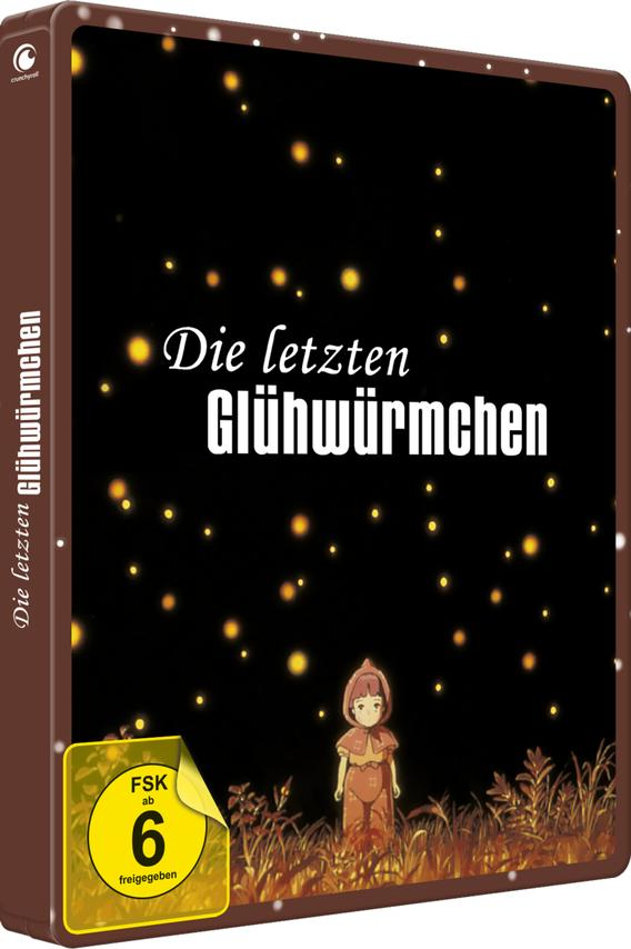 Eine DVD-Hülle mit dem Titel 'Die letzten Glühwürmchen' und einem Bild eines Mädchens vor Lichtern.
