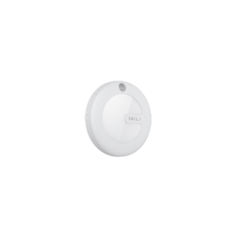 Mili MiTag Bluetooth Tracker 4 Pack with White Leather Case