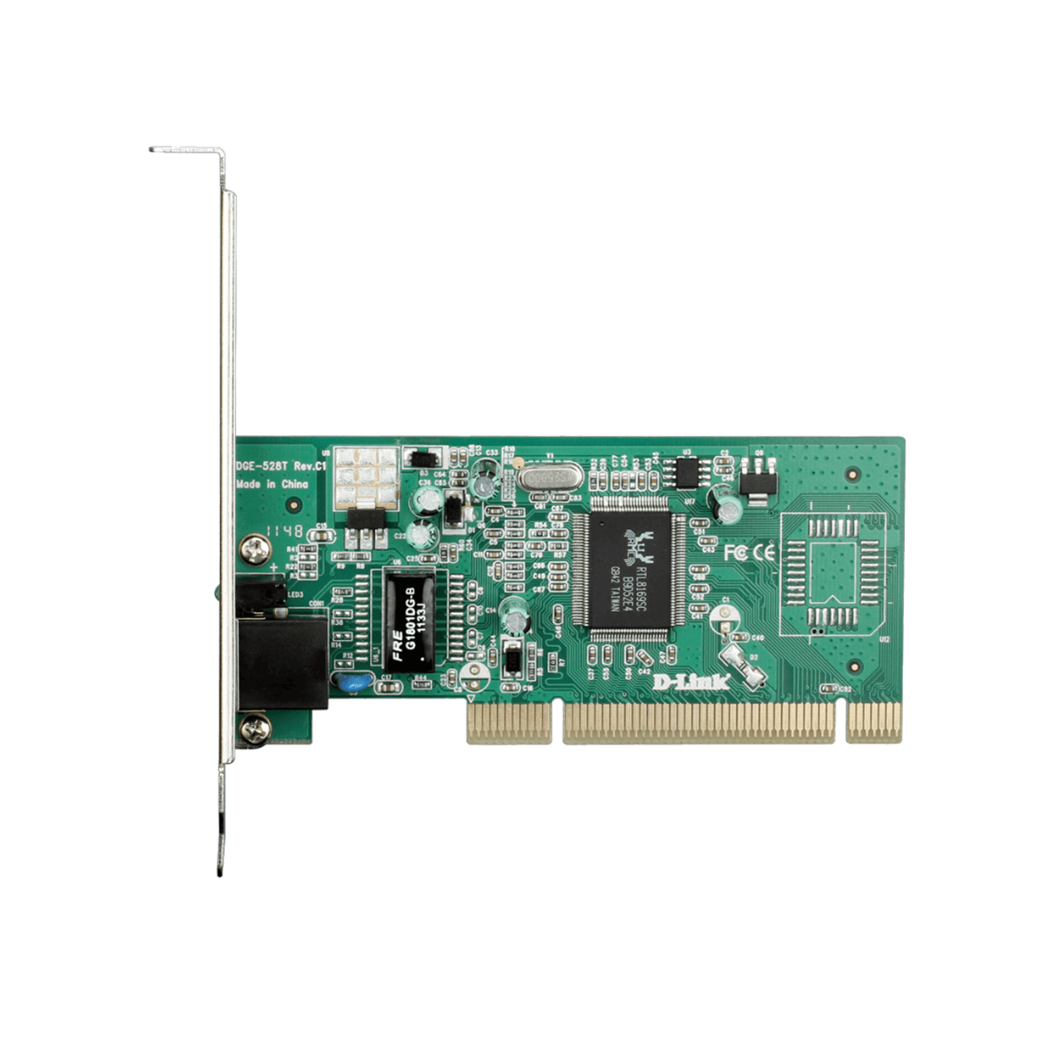 Adaptador Wi-Fi - D-Link DGE-528T, Tarjeta PCI, Gigabit Ethernet RJ45 (10/100/1000 Mbps), Comp Windows, Linux y MacOS