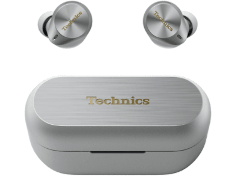 TECHNICS EAH-AZ80E-S TWS vezetéknélküli fülhallgató mikrofonnal, ezüst