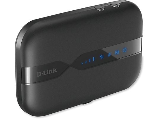 Router WiFi - D-Link DWR-932, Wi-Fi 4G para SIM datos, 4G/LTE hasta 150 Mbps, 3G, WiFi4 N300, Negro